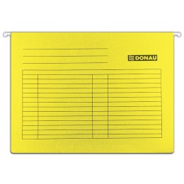 Teczka zawieszkowa DONAU A4, 230g, żółta 7410905-11