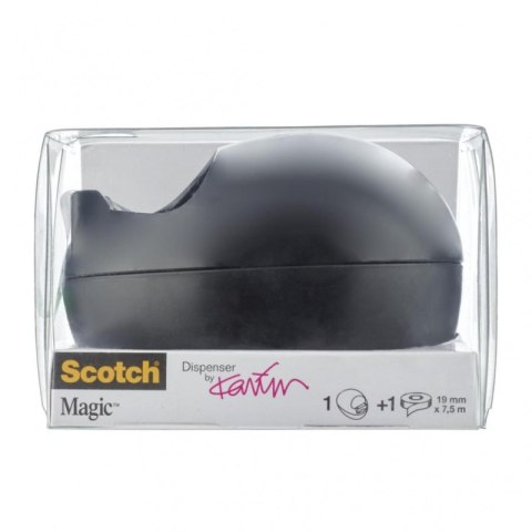 Dyspenser do taśm SCOTCH Magic (C36-B-EU) projektu Karim Rashid, czarny, taśma GRATIS