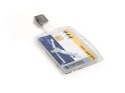Etui do kart identyfikacyjnych 54x85mm z klipem (25 szt.) 8005-19 DURABLE