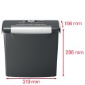 Niszczarka Rexel Momentum S206 P2, 6 kartek, 9l kosz, konfetti 2104568EU (X)
