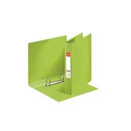 Segregator Esselte A5 z 2 kółkami, grzbiet 40 mm, zielony, , 47686