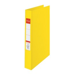 Segregator Esselte A4 z 4 kółkami, grzbiet 42 mm, żółty, 14458