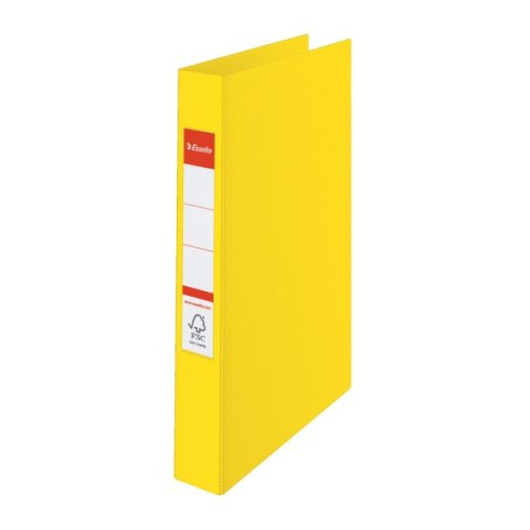 Segregator Esselte A4 z 4 kółkami, grzbiet 42 mm, żółty, 14458