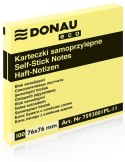 Bloczek samoprzylepny DONAU ECO 76*76 jasno żółty 7593001PL-11