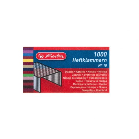 Zszywki nr 10, 1000 szt. 300000607 HERLITZ