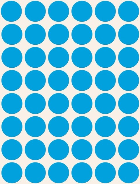 Kółka do zaznaczania śr. 18 mm, niebieskie etykiety papierowe, etykiety okrągłe z trwałym klejem, etykiety do oznaczenia 1056 et