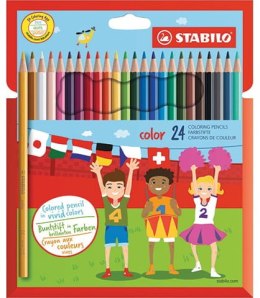 Kredki COLOR kpl 24 szt. pud. z zawieszką 1924/77-11 STABILO