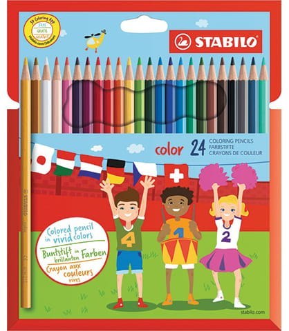 Kredki COLOR kpl 24 szt. pud. z zawieszką 1924/77-11 STABILO
