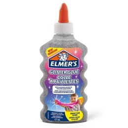 Elmers klej brokatowy, srebrny, zmywalny i przyjazny dzieciom, 177ml, 2077255 . SALE