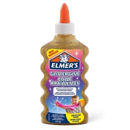 Elmers klej brokatowy, złoty, zmywalny i przyjazny dzieciom, 177ml, 2077251 .