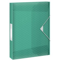 Teczka z gumką Esselte Colour Breeze, 40 mm, zielony 626265
