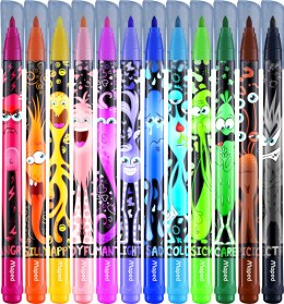 Flamastry COLORPEPS MONSTER 12 szt. Maped 845400
