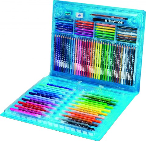 Zestaw artystyczny do malowania COLORPEPS 100 elementów 907003 .