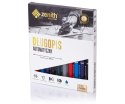 Długopis automatyczny Zenith 7 - box 10 sztuk, mix kolorów, classic, 0.8mm, 4071000
