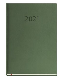 Terminarz Klasyczny B5 2026 - ciemno zielony Michalczyk i Prokop T-221V-Z2 kalendarz 1 strona 1 tydzień + strona na notatki