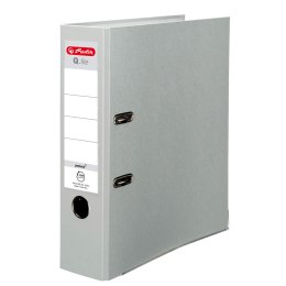 Segregator Q.FILE A4, 8 cm, PP szary 300023533 HERLITZ