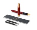 Pióro wieczne (F, stalówka ze stali) SONNET RED LACQUER GT PARKER 1931473, giftbox