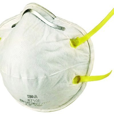 Półmaska filtrująca, ręczne szlifowanie(3)3M bez zaw.8710E FFP1 XA004838810