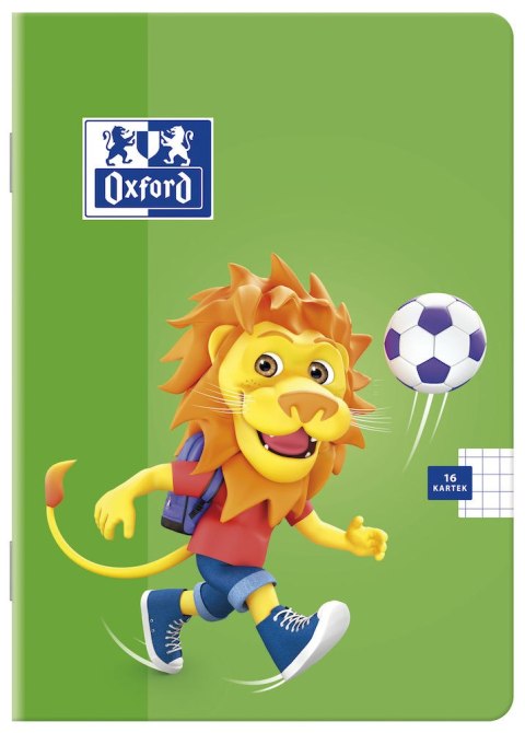 Zeszyt_A5 32k, linia podwójna, OXFORD, LION 400106955