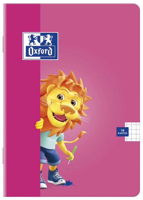 Zeszyt_A5 32k, linia podwójna, OXFORD, LION 400106955