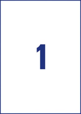 Etykiety uniwersalne Economy Europe100 by Avery Zweckform, A4, 100 ark./op., 210 x 297 mm, białe ELA027