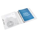 Segregator ringowy Leitz WOW, 4DR/30mm Softclick, biała 42400001 -a