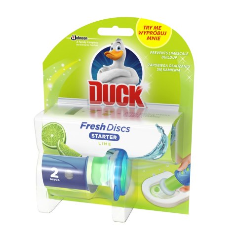 DUCK WC krążek żelowy aplikator + zapas 36ml Lime *39130