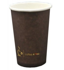 Kubek papierowy 300ml z nadrukiem COFFEE 4 YOU (50) 46929