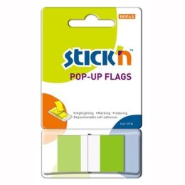 Zakładki indeksujące 45x25mm 50szt zielone podajnik STICK N 26023