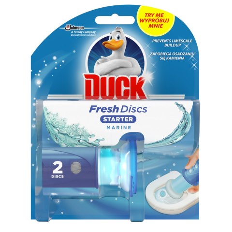 DUCK WC krążek żelowy aplikator+zapas 36ml Marine 39109