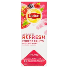 Herbata LIPTON REFRESH FOREST FRUTIS czarna (25 kopert fol.)