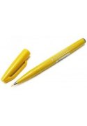 Pisak pędzelkowy do kaligrafii żółty SES15-G PENTEL .