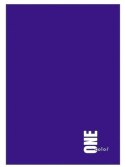 Brulion A5 96 kratka kol.ONE COLOR 0765 INTERDRUK .