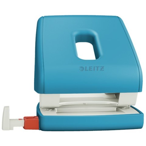 Dziurkacz Leitz Cosy, niebieski, 30 kartek, 10 lat gwarancji 50040061 .