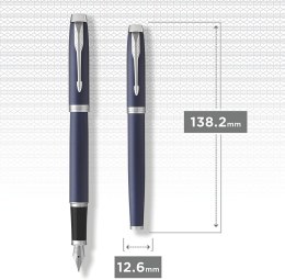 Pióro wieczne (M) PARKER IM MATTE BLUE CT 1931654, giftbox