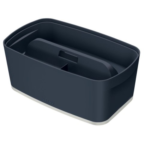 MyBox Cosy mały pojemnik z pokrywką, szary Leitz 52630089 .