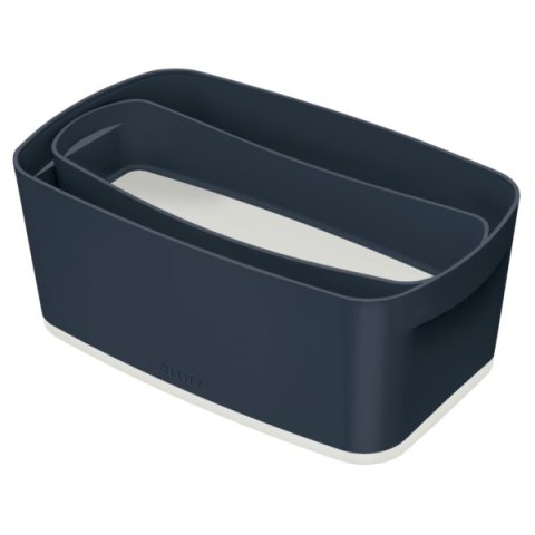 MyBox Cosy mały pojemnik z pokrywką, szary Leitz 52630089 .