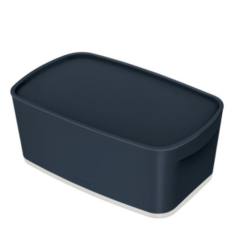 MyBox Cosy mały pojemnik z pokrywką, szary Leitz 52630089 .
