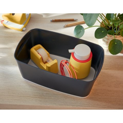 MyBox Cosy mały pojemnik z pokrywką, szary Leitz 52630089 .