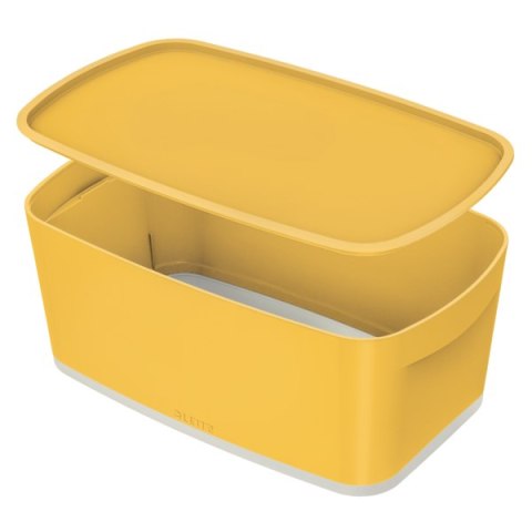 MyBox Cosy mały pojemnik z pokrywką, żółty Leitz 52630019 .