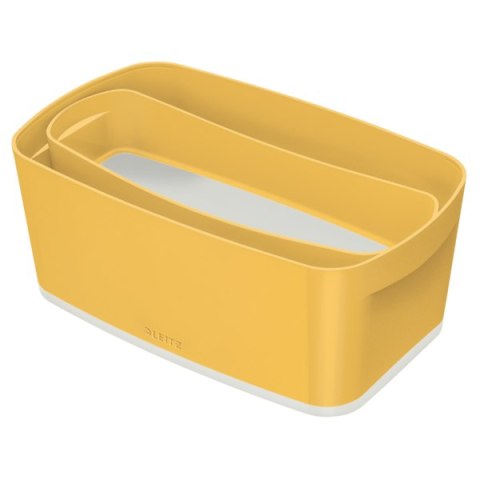 MyBox Cosy mały pojemnik z pokrywką, żółty Leitz 52630019 .