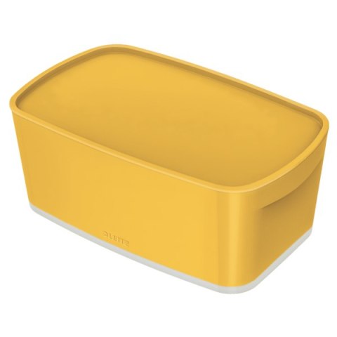 MyBox Cosy mały pojemnik z pokrywką, żółty Leitz 52630019 .